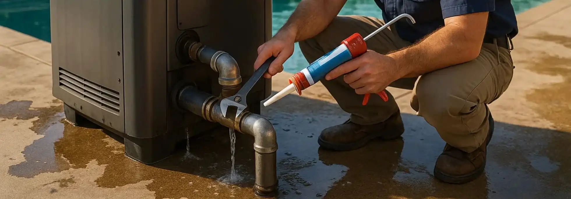  Pool Heater Leak Repair - HVAC Halton Hills