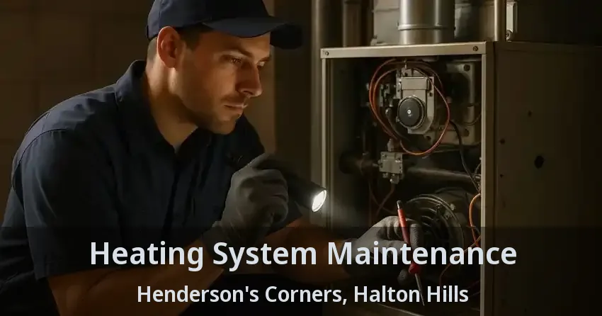 Heating System Maintenance Henderson's Corners, Halton Hills - ON